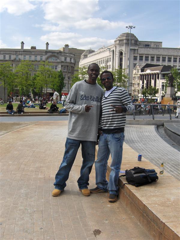 Me and serge in manchester