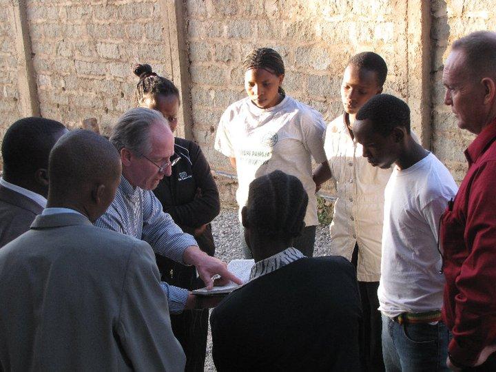 Kemper talking to those who accept Christ into their hearts!