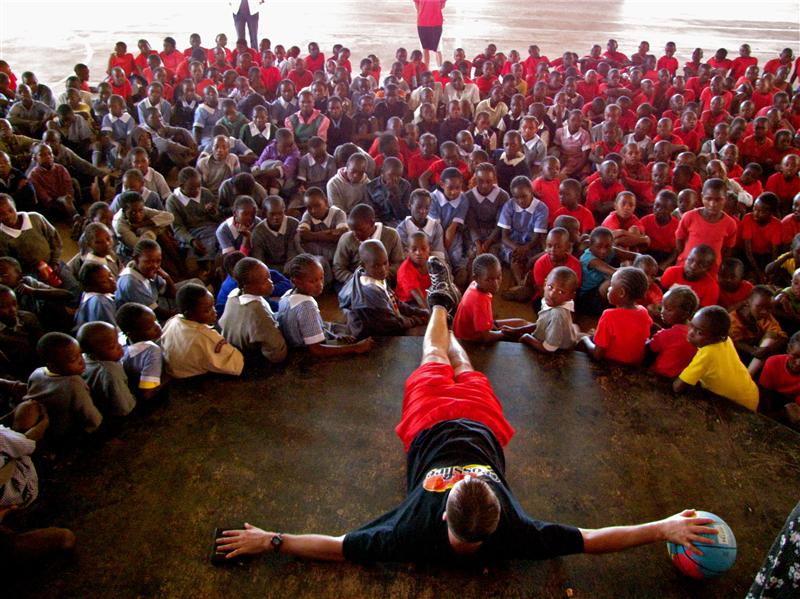 Randy giving his demonstration 
