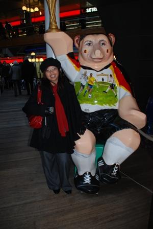 Europa Center Bear and me as the smaller Bear