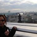 View from the top fothe Parliamentary Building (Reichtag) in Berlin