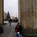 At the base of Branderburger Gate
