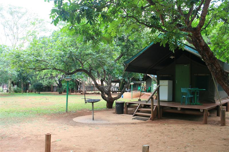 Night One - First Safari tent - Crocodile Bridge.