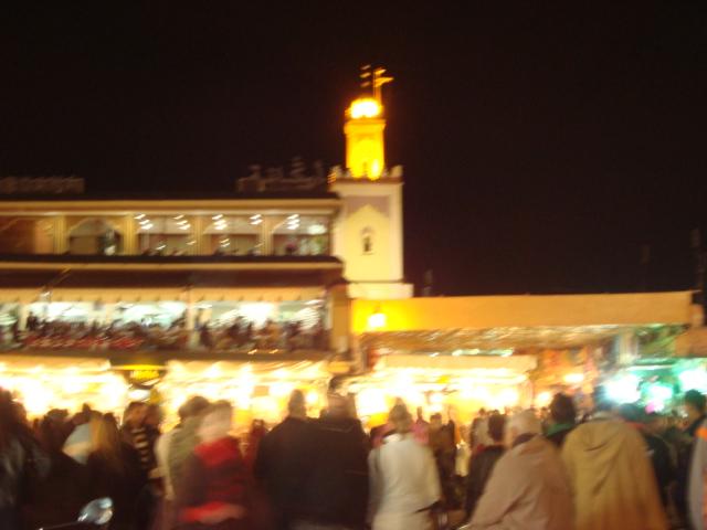 La place Jema El Fna and Koutoubia Mosque