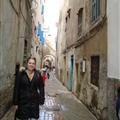 The street where we stayed in Essouria