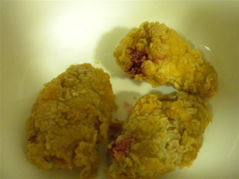 The bloody chicken.  